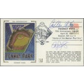 Clemens/Fisk Autographed Fenway Anniversary Cachet JSA AR94966 (Reed Buy)