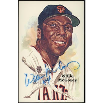 Willie McCovey Autographed Perez-Steele Postcard JSA AR94990 (Reed Buy)