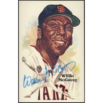 Willie McCovey Autographed Perez-Steele Postcard JSA AR94983 (Reed Buy)