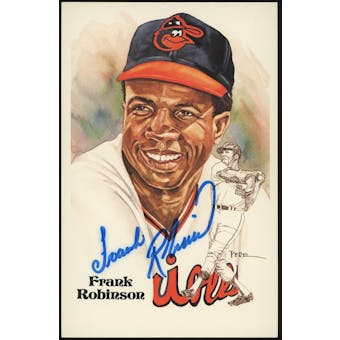 Frank Robinson Autographed Perez-Steele Postcard JSA AR94981 (Reed Buy)