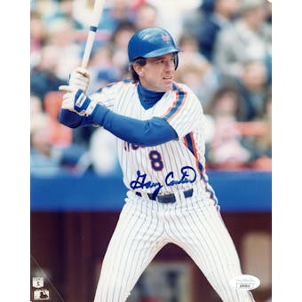 Gary Carter New York Mets Autographed 8x10 Photo JSA AR95045 (Reed Buy)
