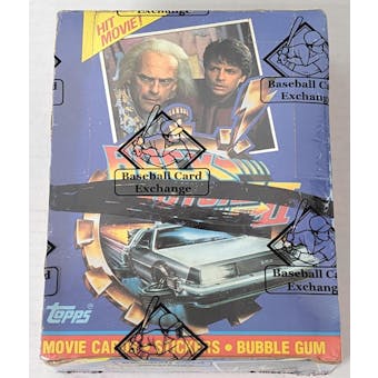 1989 Topps Back to the Future II Wax Box (BBCE)(X-Out) (Reed Buy)