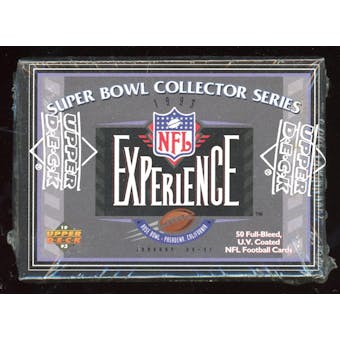 1993 Upper Deck NFL Experience Football Factory Set (Reed Buy)