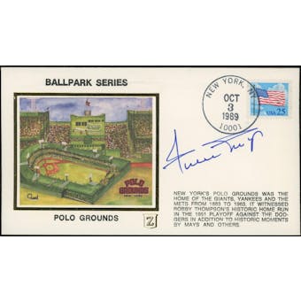 Willie Mays Autographed "Polo Grounds" Cachet JSA AR95100 (Reed Buy)