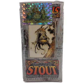William Stout Saurians & Sorcerers Trading Card Box (1996 Comic Images)