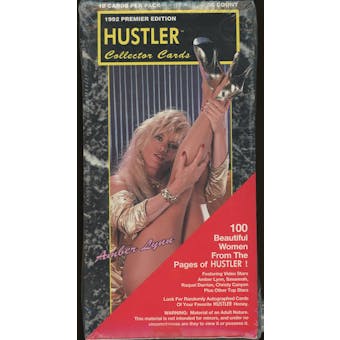 Hustler Premier Edition Collector Trading Card Box (1992 AMI)