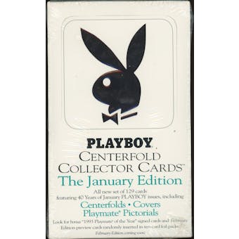 Playboy Centerfold Collector Card Box (1993 January Edition)