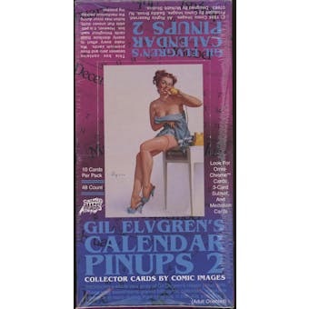 Gil Elvgren's Calendar Pinups 2 Trading Card Hobby Box (1994 Comic Images)