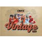 2024 Onyx Vintage Base Series Baseball Hobby 6-Box Case