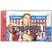2005 Topps All-American Retired Edition Football Hobby Box (Reed Buy)