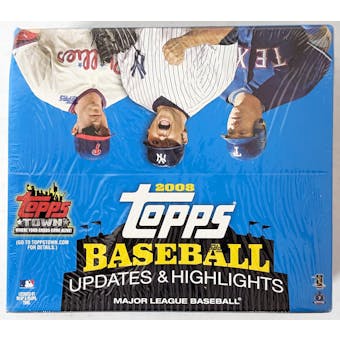 2008 Topps Updates & Highlights Baseball Retail Box (Reed Buy)