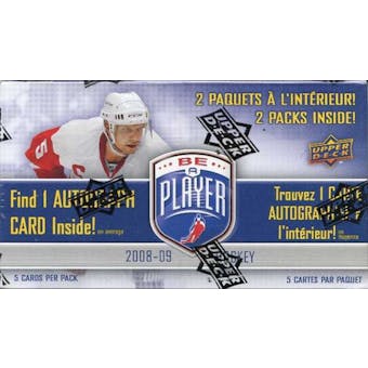 2008/09 Upper Deck Be A Player Hockey 2-Pack Box (1 Autograph!!)