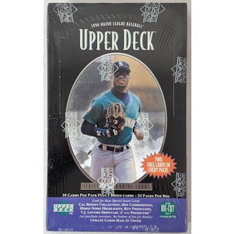 1996 Upper Deck Series 1 Baseball 24-Pack Retail Box (Reed Buy)