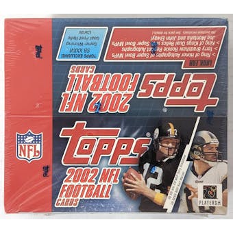 2002 Topps Football 24-Pack Retail Box (Reed Buy)