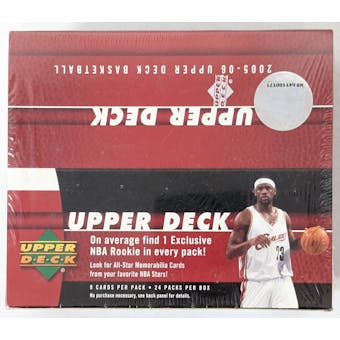 2005/06 Upper Deck Basketball Retail Box 24ct (Reed Buy)