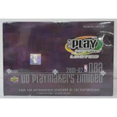 2001/02 Upper Deck Playmakers Basketball Hobby Box (Reed Buy)