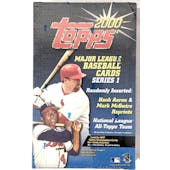 2000 Topps Series 1 Baseball Retail Box 36ct (Reed Buy)