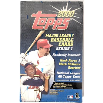 2000 Topps Series 1 Baseball Retail Box 36ct (Reed Buy)