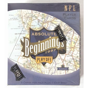 1997 Playoff Absolute Beginnings Football Hobby Box (Reed Buy)