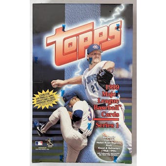 1999 Topps Series 1 Baseball Retail Box 24ct (Reed Buy)