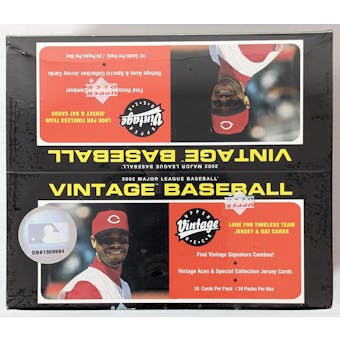 2002 Upper Deck Vintage Baseball 24-Pack Retail Box (Reed Buy)