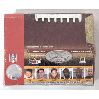 2002 Fleer Hot Prospects Football 24-Pack Retail Box (Reed Buy)