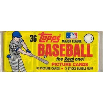 1983 Topps Baseball Grocery Rack Pack