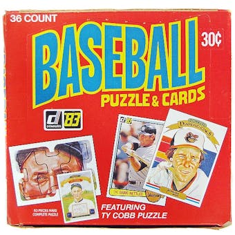 1983 Donruss Baseball Wax Box