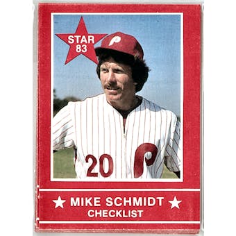 1983 Star Mike Schmidt Philadelphia Phillies Factory Set