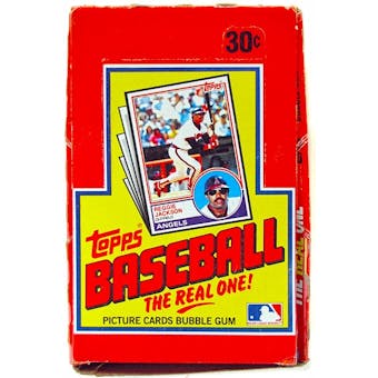 1983 Topps Baseball Wax Box - Rare Michigan Test !