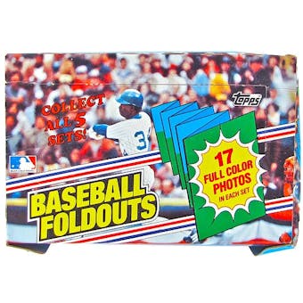 1983 Topps Foldouts Baseball Wax Box (Reed Buy)