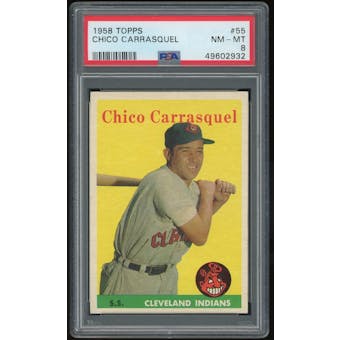 1958 Topps #55 Chico Carrasquel PSA 8 *2932 (Reed Buy)