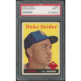 1958 Topps #88 Duke Snider PSA 7 *9883 (Reed Buy)