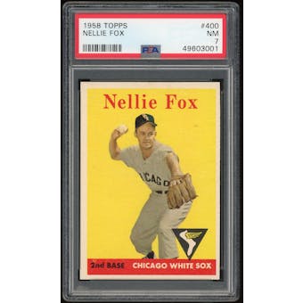 1958 Topps #400 Nellie Fox PSA 7 *3001 (Reed Buy)