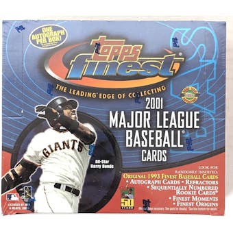 2001 Topps Finest Baseball Jumbo Box (Reed Buy)