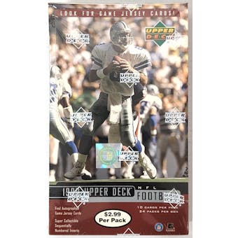 1999 Upper Deck Football 24-Pack Prepriced Retail Box (Reed Buy)