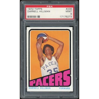 1972/73 Topps #236 Darnell Hillman RC PSA 9 *6273 (Reed Buy)
