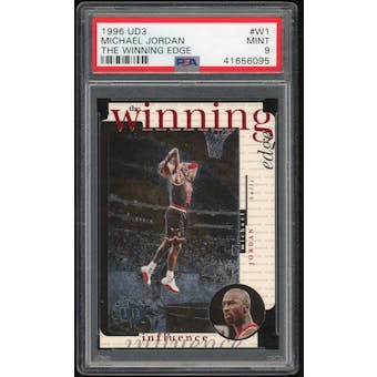 1996/97 UD3 The Winning Edge #W1 Michael Jordan PSA 9 *6095 (Reed Buy)