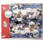 2002 Upper Deck Football 24-Pack Retail Box (Reed Buy)