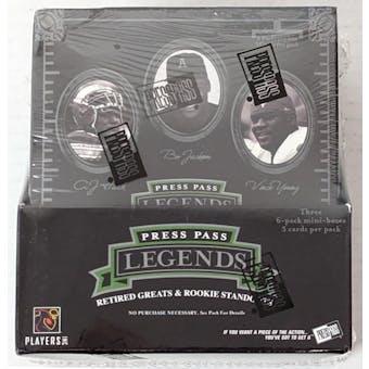 2006 Press Pass Legends Football Hobby Box (Reed Buy)