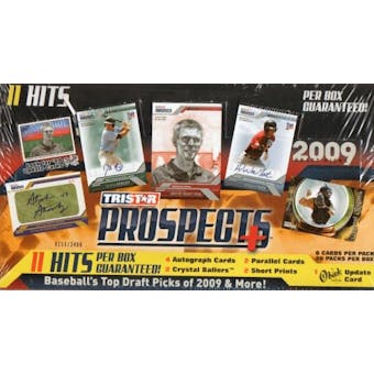 2009 TriStar Prospects Plus Baseball Hobby Box