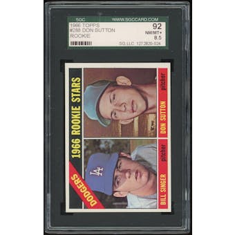 1966 Topps #288 Don Sutton RC SGC 92 *0024 (Reed Buy)