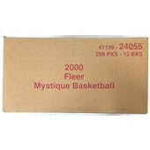 2000/01 Fleer Mystique Basketball Hobby 12-Box Case (Reed Buy)