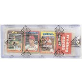 1975 Topps Baseball Rack Pack (BBCE) Abbott/Foster/Bench (HOF) (Reed Buy)