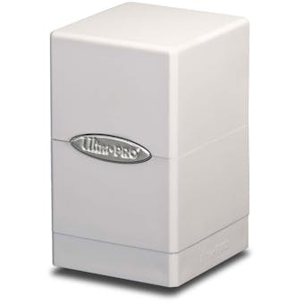 Ultra Pro White Satin Tower Deck Box