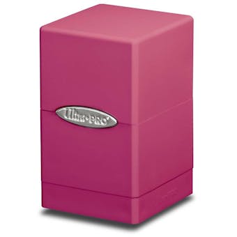 Ultra Pro Pink Satin Tower Deck Box