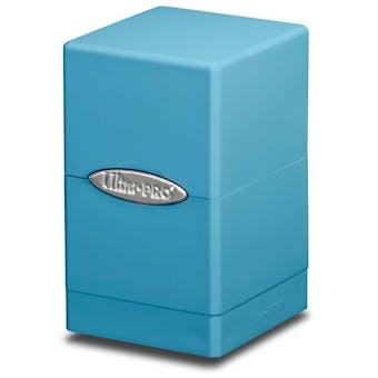 Ultra Pro Light Blue Satin Tower Deck Box