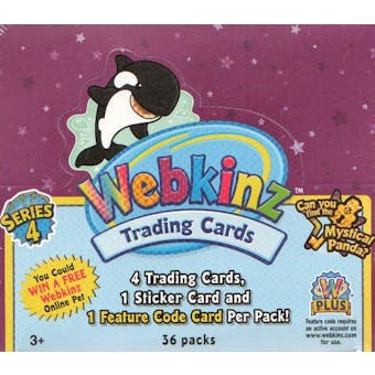 Ganz Webkinz Series 4 Trading Cards 36 Pack Box (2010 Ganz)