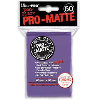 Ultra Pro Pro-Matte Purple Deck Protectors (50 count pack)