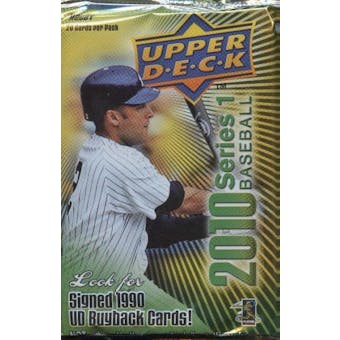 2010 Upper Deck Baseball Hobby Pack
